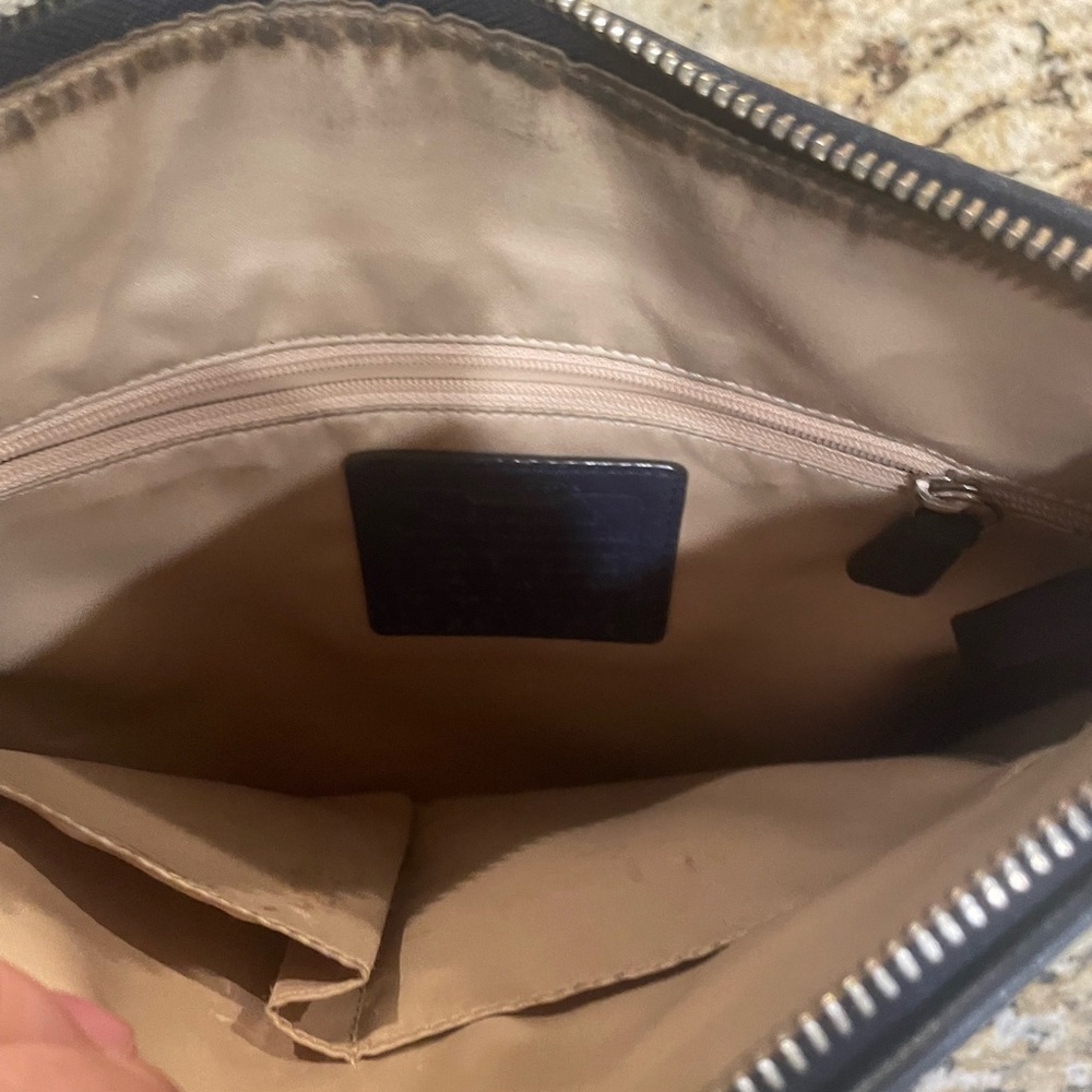 Coach Navy Blue Shoulder Bag - Picture 2 of 8